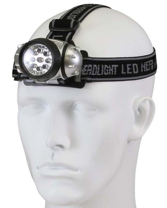 Hovedbilde Led Headlamp 9 LED Art 227