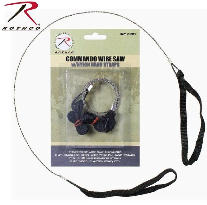 Hovedbilde Rothco Commando Wire Saw with nylon hand staps